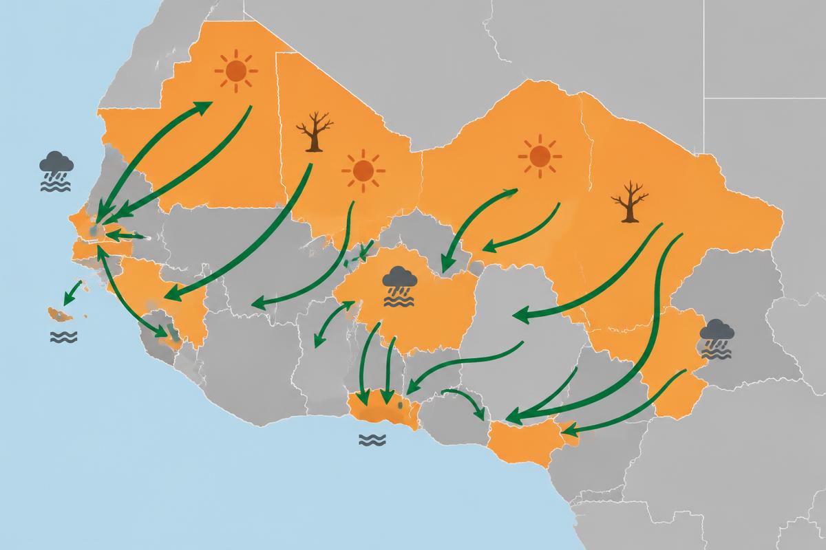 Illustration : Migrations climatiques : dépasser les idées reçues